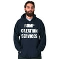 thumbnail image 4 of Dad Bump Creation Baby Announcement Men's Big & Tall Graphic Hoodie Brisco Brands 5X, 4 of 5