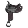 thumbnail image 2 of Tough 1 Western Saddle Krypton King Series Fiberglass 15" Black KS27, 2 of 2