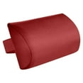 thumbnail image 3 of Cojín para silla de patio, reposacabezas de repuesto para tumbona de exterior, fácil de limpiar, cojín acolchado con banda elástica, color rojo, 3 of 8
