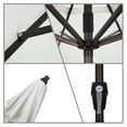 thumbnail image 4 of California Umbrella ATA908117-SA36 9 ft. Casa Series Patio Bronze Auto Tilt Crank Lift - Pacifica Burgundy Fabric, 4 of 6