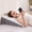 White Grey, variant on Wedge Pillow for Sleeping Memory Foam Bed Support for Acid Reflux GERD Snoring Back Pain Relief and Leg Elevation 24x24x7.5 inch White Grey
