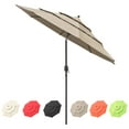thumbnail image 2 of Yescom 10 Ft 3 Tier Patio Umbrella with Crank Handle Push to Tilt Aluminum Backyard, 2 of 9