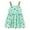 Green, variant on Fesfesfes Toddler Baby Kids Girls Summer Strap Dress Floral Printed Princess Dresses Casual Clothes Beachwear Boho Dress