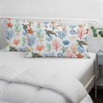 thumbnail image 3 of Summer Ocean Throw Pillow Covers Blue Nautical Sea Turtles Shells Corals Starfish Decorative Lumbar Pillow Cover Rectangle Cushion Case for Sofa Couch Bed Living Room Bedroom 16 X 24 Inches, 3 of 9