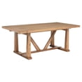 thumbnail image 3 of Middleton 106-inch Extension Leaf Dining Table Natural Brown, 3 of 11