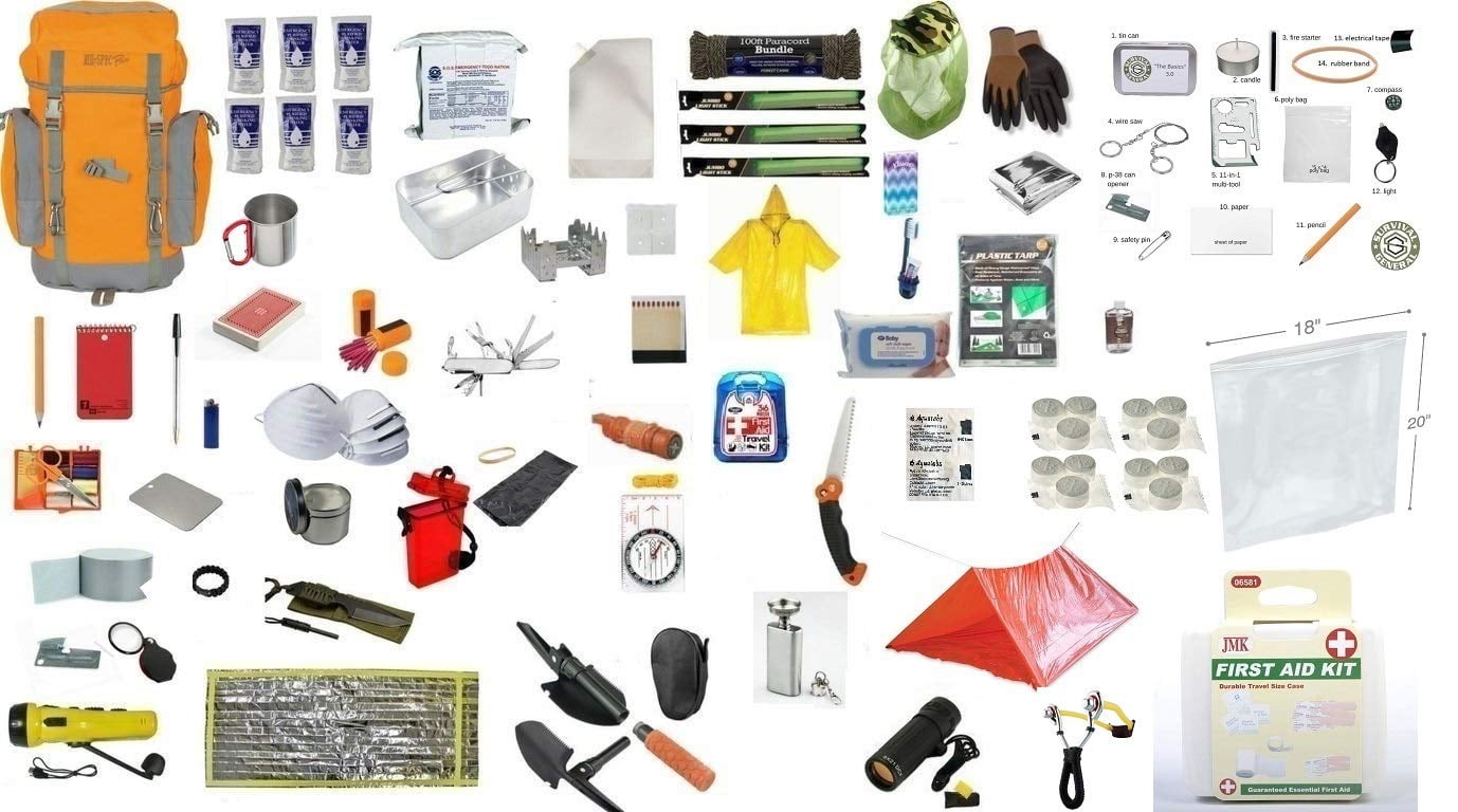 72 Hour Bug Out Bag Backpack Pack Survival Emergency Disaster Kit