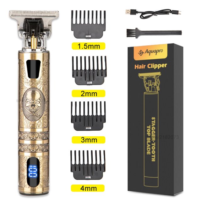 Cortadora de pelo T9, nueva cortadora de pelo para hombres, máquina para cortar cabello Digital LCD, afeitadora, peluquero, Afeitadora eléctrica, herramienta de peinado, cortacésped Tan Jianjun unisex