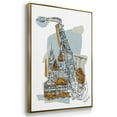 thumbnail image 3 of Rehearsal I - Framed Premium Gallery Wrapped Canvas L Frame 3 Piece Set - Ready to Hang, 3 of 9