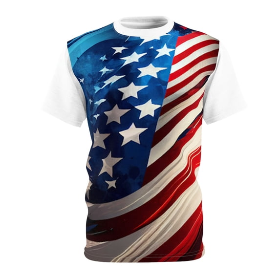 Patriotic Pride: 'Live Proud, USA!' T-Shirts S-3XL