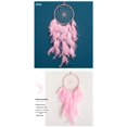 thumbnail image 4 of WISOLT Dream Catcher - Pink Feather, DIY Handmade, Ideal for Girls' Room Decor, Birthday Gift for Bestie, 4 of 5