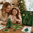 thumbnail image 3 of Beaded Christmas Tree Craft Kit, Christmas Ornaments, Beaded Christmas Tree for Tabletop Decor, 3 of 6