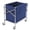 Blue, variant on Heavy Duty Collapsible Laundry Cart Commercial Laundry Cart with Wheels, 12 Bushel Industrial Rolling Baskets Trucks with Steel Frame and Waterproof Oxford Cloth, for Home Organizer Storage