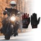 thumbnail image 2 of 1 Pair Motorcycle Cycling Gloves Breathable Touchscreen Driving Gloves M Black Red Polar Fleece, 2 of 6