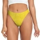 thumbnail image 1 of Balery Yellow Glitter Tangas de Algodón para Mujer con Estampado – Ropa Interior Sexy, Transpirable, G-string-X-Small, 1 of 6