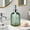 A37 Fufafayo under $5, variant on Fufafayo under $5 Gem-Patterned Glass Soap Dispenser with Rust Proof Stainless Steel Pump, 350ML Liquid Hand Soap Dispenser for Kitchen & Bathroom, Great for Lotions, Essential Oil