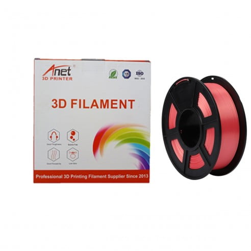 Filamento Pla+ Fucsia Seda Anet 1.75Mm 1Kg Para Impresora 3D