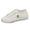 White, variant on Rokment Women's Canvas Low Top Fashion Sneakers Vintage Classic Denim Walking Flat Stylish Casual Walking Skate Tennis Shoes Black Size 6