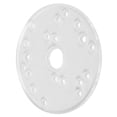 thumbnail image 4 of Gupbes Woodworking Tool,Acrylic Base Plate,Router Universal Base Plate Acrylic with Centering Pin Screws for Trim Routers Woodworking Auxiliary Tool, 4 of 8