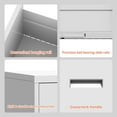 thumbnail image 6 of 3 Drawer File Cabinet with Lock,Metal Filing Cabinets for Home Office,Steel Vertical File Cabinet,Heavy Duty Metal Storage Cabinet for A4/Letter/Legal Size Files,Assembly Required, 6 of 7