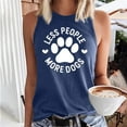 thumbnail image 2 of Lindreshi Tank Tops for Women Fashion Casual Women Sleeveless Printed Ladies Round Neck Tops Vest T-Shirt, 2 of 5