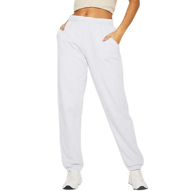 women's sweatpants with cuffed ankles