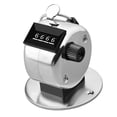 thumbnail image 4 of Compteur à Main, Compteur Manuel à 4 Chiffres pour Comptage d'Entrepôt Modèle Régulier en Métal Sans Base, Métal Épaissi avec Base, 4 of 8
