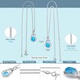 thumbnail image 7 of VONTER Ideal Gifts for Women Swiss Blue Topaz and Amethyst Pendant Necklace Sterling Silver Natural Gemstone,Necklace for Mom Mothers Day Birthday Gifts,Blue Topaz Amethyst Citrine - Purple, 7 of 7
