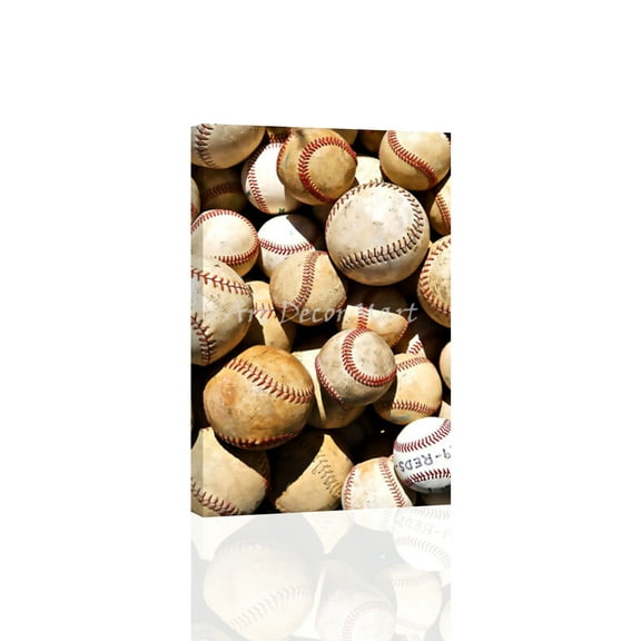 Baseballs - CANVAS OR WALL ART PRINT