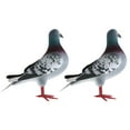 thumbnail image 4 of Simulation Pigeon Ornaments Artificial Dove Animal Artificial Foam Bird Mini Fake Birds for Kids Garden Decor Easter Gifts Party Favors 2pcs Style B, 4 of 10