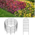 thumbnail image 1 of Decorative Garden Fence .in(H) x .ft(L) Animal Barrier Fence Rustproof Metal Fencing for Yard Dog Rabbits Wire Section Garden Edging Border for Yard Patio Garden, 1 of 7