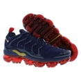 thumbnail image 4 of Nike Air VaporMax Plus Mens Shoes Size 8.5, Color: Midnight Navy/Metallic Gold/Black/University Red, 4 of 5