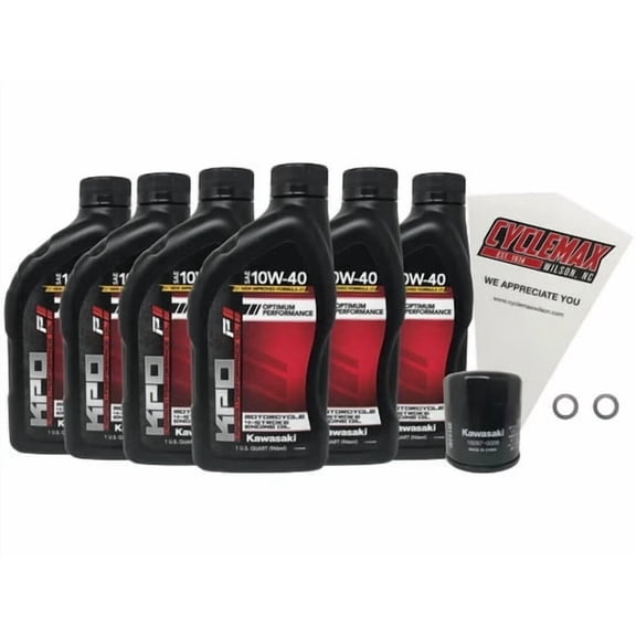 Cyclemax Genuine OEM 2011-2023 Kawasaki Vulcan 1700 Vaquero Oil Change Kit
