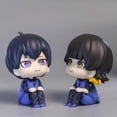 thumbnail image 2 of Figuras Coleccionable Blue Lock - 10cm, Material PVC, Decoración de Pasteles, Coleccionables de Anime (B: 4 Modelos), 2 of 3