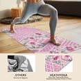 thumbnail image 4 of Pioneer Flower Floral Print Pattern Hot Yoga Mat Towel Non Slip for Hot Yoga - Quick-Drying Yoga Mat Cover with 4 Corner Pockets with Travel Bag - Hot Yoga Towel Non Slip 74"x26", 4 of 6