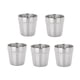 thumbnail image 1 of Taza de cerveza de agua de doble pared apilable de 4PCSPlata Gloria Vaso de acero inoxidable, 1 of 9