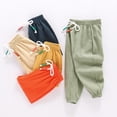 thumbnail image 3 of SILVERCELL 2-7T Little Boys Girls Spring Autumn Summer Cotton Soft Trousers Kids Casual Long Pants, 3 of 8