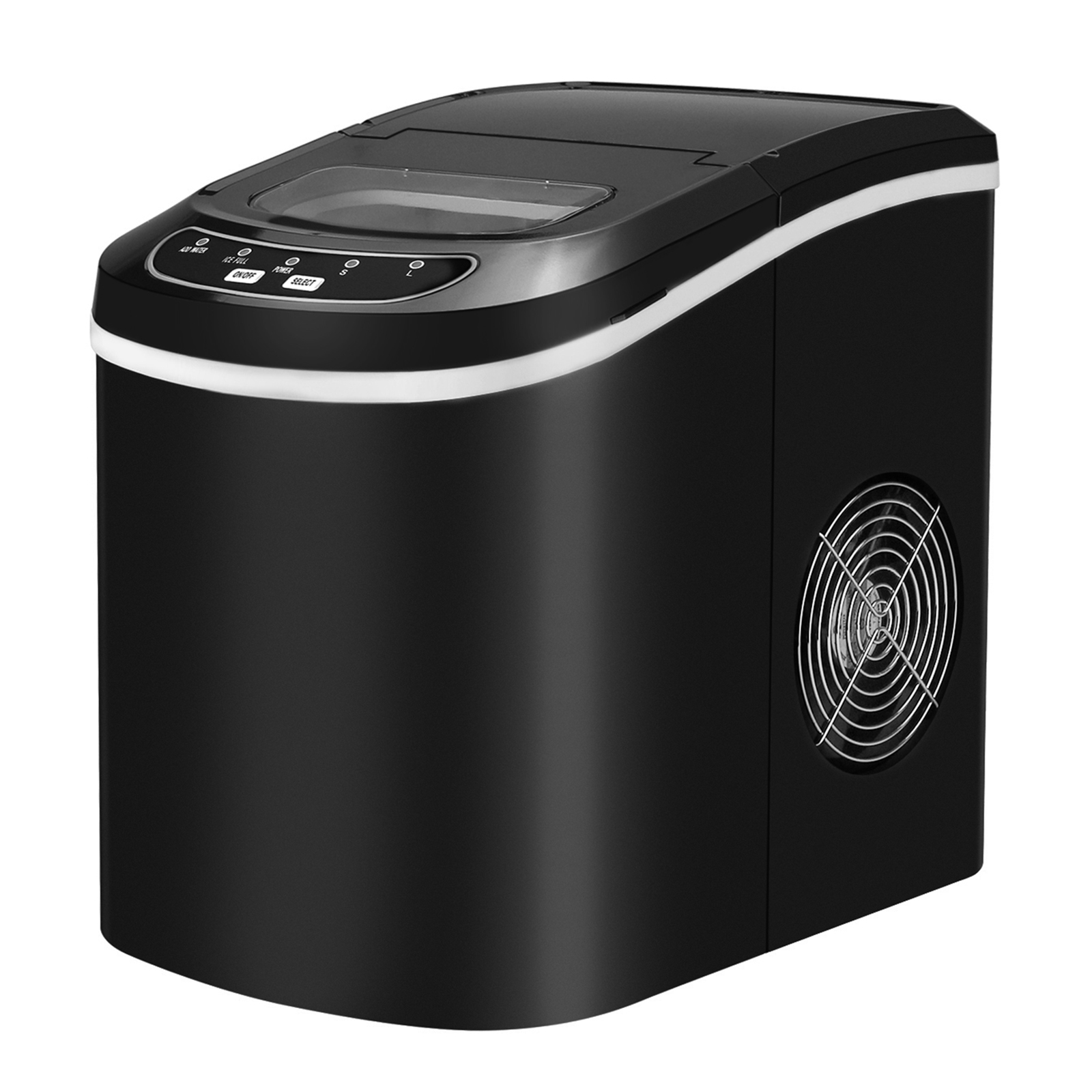 Famyfamy Electric Portable Compact Countertop Automatic Ice Cube Maker