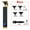 Black LCD, variant on T9 Hair Clipper Beard Shaving Body Hair Trimmer Clippers Electric Hair Cutting Machine Professional Barber Men Trimmer Shaver