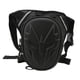 thumbnail image 2 of Bolsa para pierna de motocicleta de PVC mate, bolsa para pierna, multifuncional, para exteriores, color negro, 2 of 15