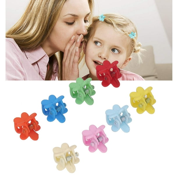 Mini clips de Garra de Cabello, Pequeñas Apariencias Florales de Cabello Colores Vibrantes para Niñas Para Accesorios para el Cabello