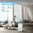 GCZ Air Purifier for Large Rooms, 1850 sq. ft Smart WiFi Air Cleaner