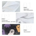 thumbnail image 2 of Yayeee Kitchen Hanging Hand Towels Set of 2 with Loop Bathroom Absorbent Tie Towel, Orange Halloween Ghosts, 2 of 7