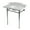 Carrara White / Polished Chrome, variant on Kingston Brass KMS36228M81 Wesselman 36" Carrara Marble Console Sink with Stainless Steel Legs (8-Inch, 3-Hole), Carrara Marble White/Polished Chrome