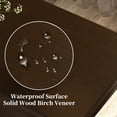 thumbnail image 3 of BFJDM Vintage Wood End Table, Dark Brown Side Table with Magazine Rack, Rubberwood Legs & Birch Veneer, Nightstand for Living Room Bedroom Small Space Home Office, 3 of 9