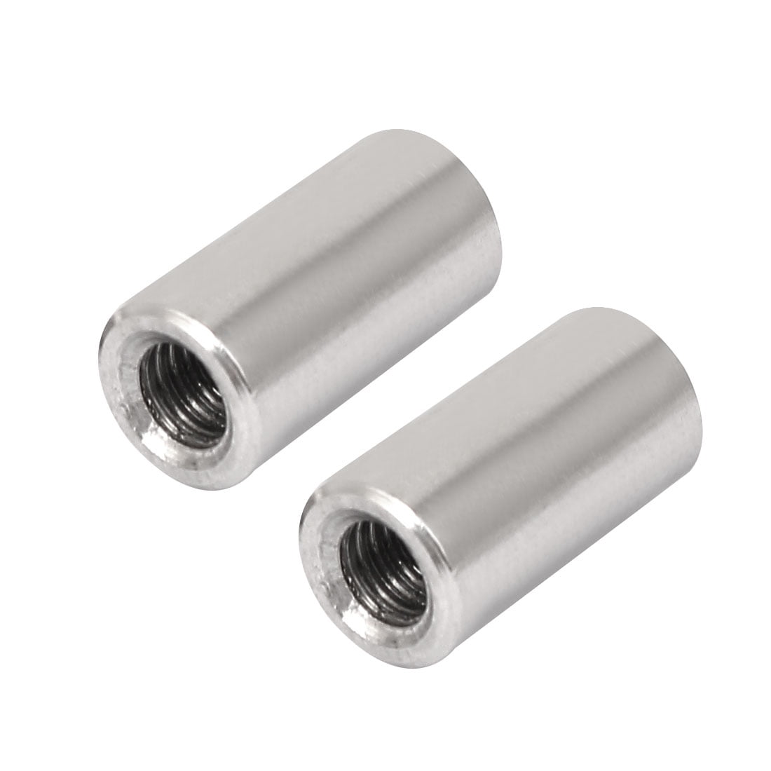 Round Connector Nuts M6x20mm Height Sleeve Bar Bar Nut 304 Stainless Steel Nut Pack of 10