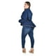 thumbnail image 3 of Chamarra de mezclilla con olanes Roman Fashion /Tallas Extras, 165 (Azul dark) azul oscuro 38, 3 of 6