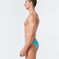 thumbnail image 4 of Men's Summer Cool Sports Print Beach Shorts Fashion Triangle Swim Trunks for Swimming, 4 of 4