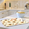 thumbnail image 6 of Sunflowers Shiba Inu Dogs Dish Drying Mat Dish Drainer Rack Mats Water Absorbent Non-Slip Easy Clean Heat Resistant for Kitchen Counter, 6 of 8