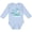 AE-Light Blue, variant on My Great Grandma Loves Me with Cute Sharks Boys or Girls Long Sleeve Baby Bodysuit
