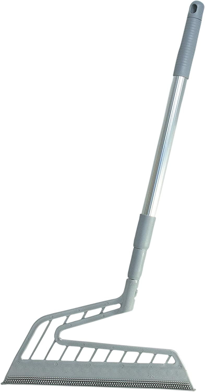 FURemover Pet Hair Remover Carpet Rake Rubber Broom for Pet Hair Removal Tool with Squeegee